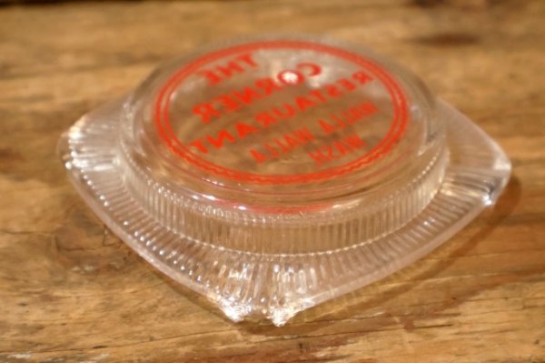 画像5: dp-260204-60 THE CORNER RESTAURANT VINTAGE GLASS ASHTRAY