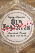 dp-260204-60 OLD FORESTER VINTAGE GLASS ASHTRAY