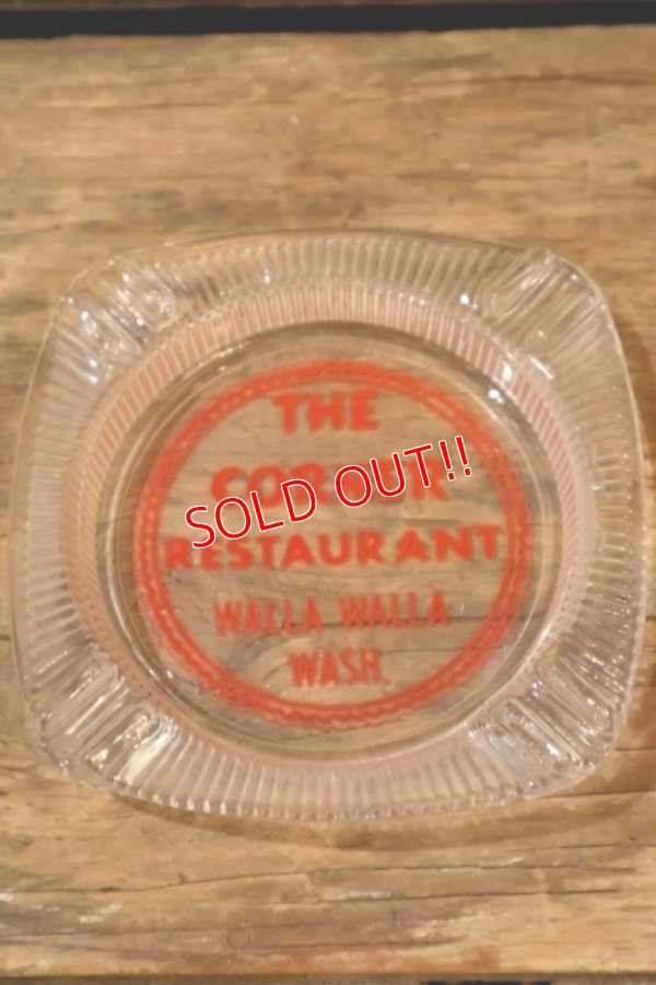 画像2: dp-260204-60 THE CORNER RESTAURANT VINTAGE GLASS ASHTRAY