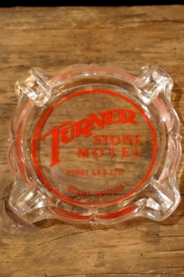 画像2: dp-260204-60 TURNER STONE MOTEL VINTAGE GLASS ASHTRAY