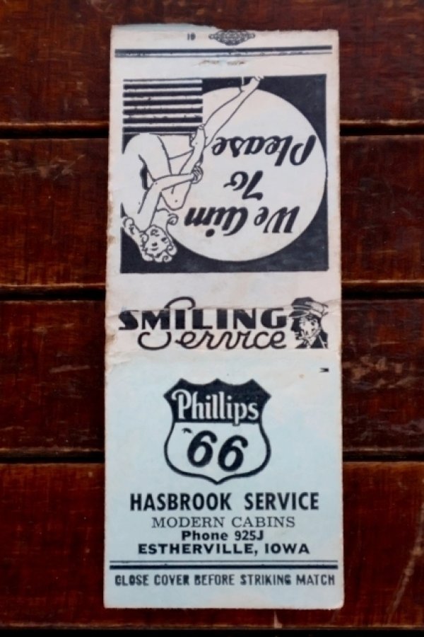 画像1: dp-260204-120 Phillips 66 1950's Matchbook