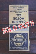 dp-260204-120 CHEVROLET 1940's-1950's Matchbook