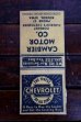 画像1: dp-260204-120 CHEVROLET 1940's-1950's Matchbook (1)