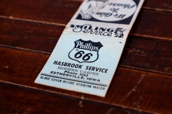 画像2: dp-260204-120 Phillips 66 1950's Matchbook