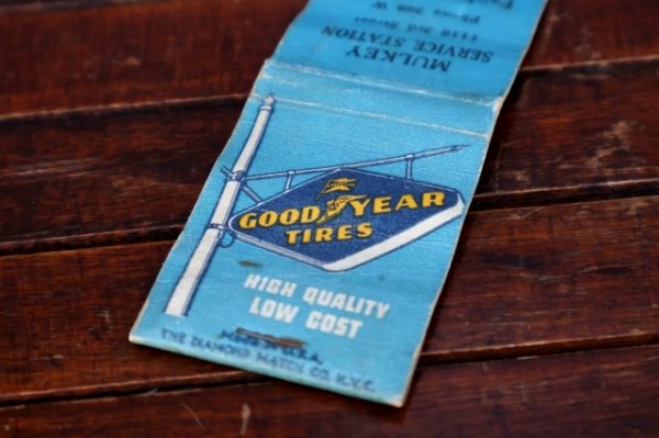 画像2: dp-260204-120 GOODYEAR TIRES 1940's-1950's Matchbook