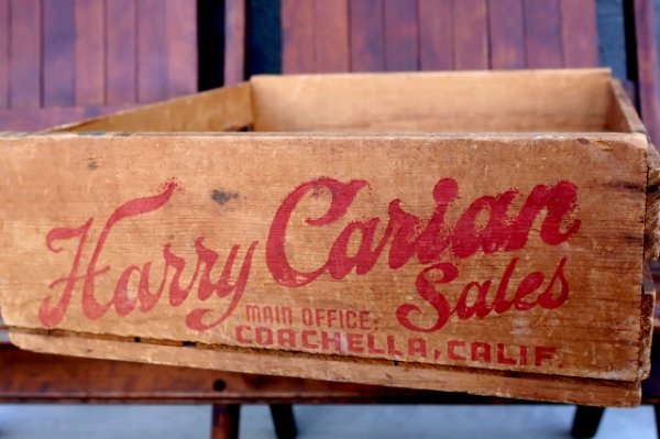 画像3: dp-260226-04 Harry Carian Sales Vintage Wood Crate Box