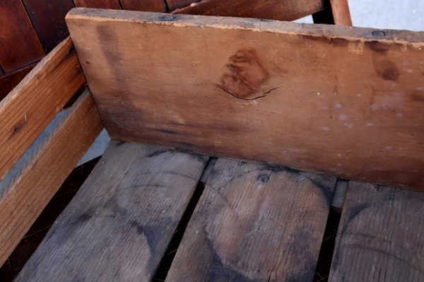 画像8: dp-260226-03 VALDORA PRODUCE CO., INC. Vintage Wood Crate Box