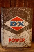 dp-260204-62 D-X POWER MOTOR OIL 1960's-1970's TWO U.S. GALLONS CAN