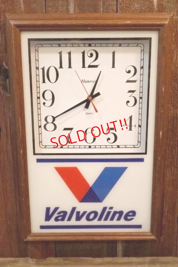 画像1: dp-260204-29 Valvoline 1990's Hanover Wall Clock
