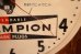 画像12: dp-260303-04 CHAMPION SPARK PLUGS 1960's Lighted Wall Clock (12)