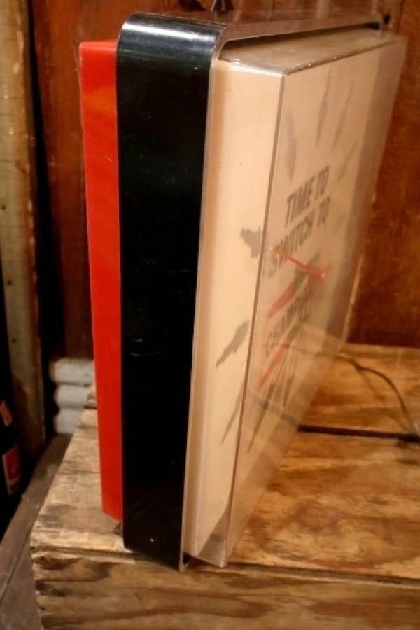 画像10: dp-260204-13 CHAMPION SPARK PLUGS 1970's Lighted Wall Clock