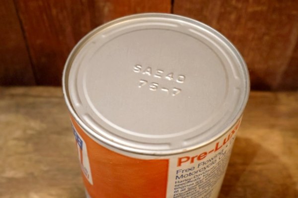 画像6: dp-260303-10 HARLEY-DAVIDSON 1970's AMF Pre-Luxe Grade Motorcycle Oil ONE U.S. QURAT CAN