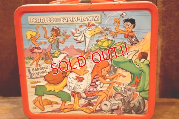 画像4: ct-251201-08 PEBBLES AND BAMM BAMM / ALADDIN 1971 Metal Lunch Box