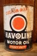 画像1: dp-260226-01 THE TEXAS COMPANY(TEXACO) 1950's-1960's HAVOLINE ONE U.S. QUART CAN (1)