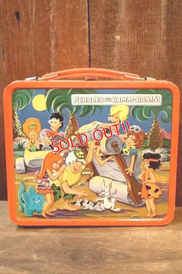 画像1: ct-251201-08 PEBBLES AND BAMM BAMM / ALADDIN 1971 Metal Lunch Box