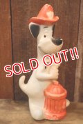 ct-260106-32 Huckleberry Hound / DELL 1960's Squeaky Doll "Fireman"