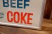 画像5: dp-260204-10 Coca-Cola "ROSAT BEEF & COKE" 1960's Poster (5)