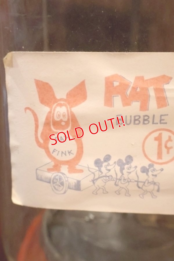画像2: dp-260303-03 OAK MFG. CO. INC. 1960's "RAT FINK BUBBLE GUM " Gumball Machine
