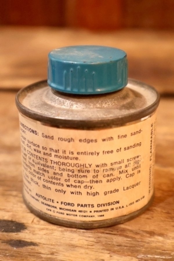 画像3: dp-260204-42 Ford 1960's AE60 COLOR PATCH ENAMEL 3 FL.OZ. CAN "MEDIUM AQUA"