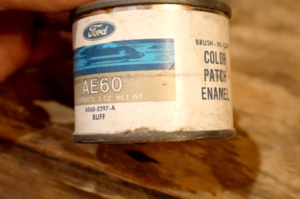 画像5: dp-260204-42 Ford 1960's AE60 COLOR PATCH ENAMEL 3 FL.OZ. CAN "BUFF"