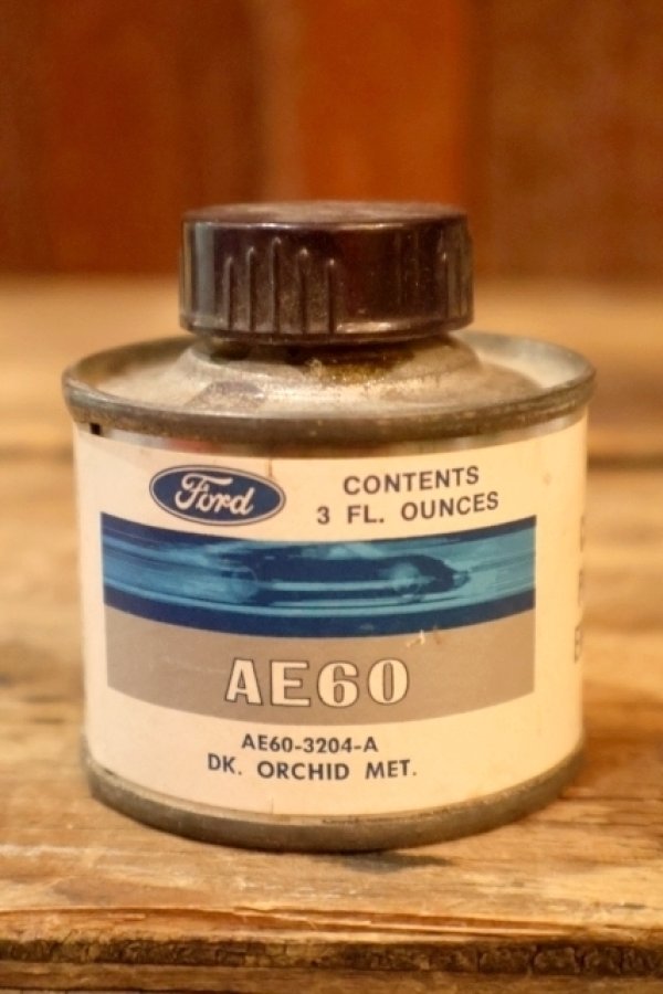 画像1: dp-260204-42 Ford 1960's AE60 COLOR PATCH ENAMEL 3 FL.OZ. CAN "DK. ORCHID MET."