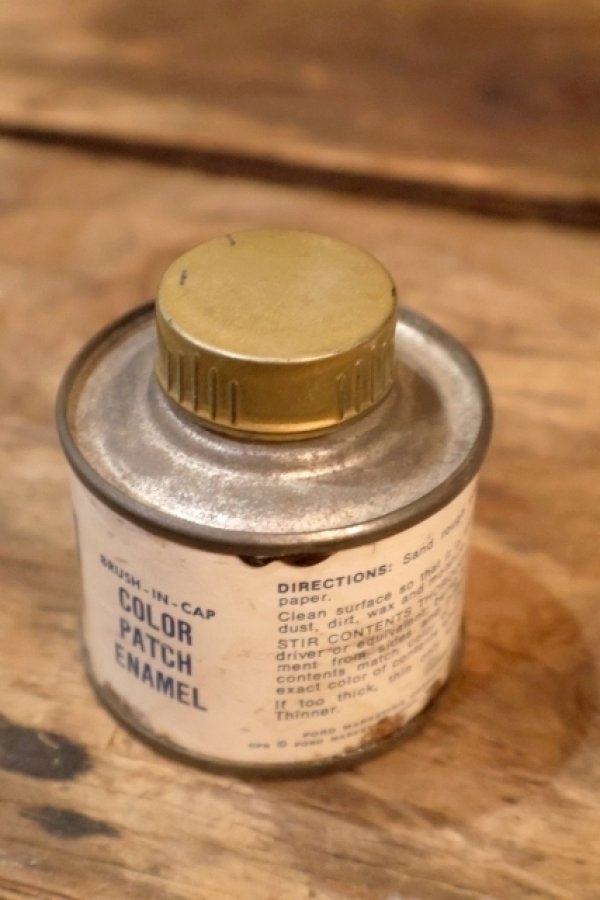 画像5: dp-260204-42 Ford 1960's AE60 COLOR PATCH ENAMEL 3 FL.OZ. CAN "MED.GOLD MET."