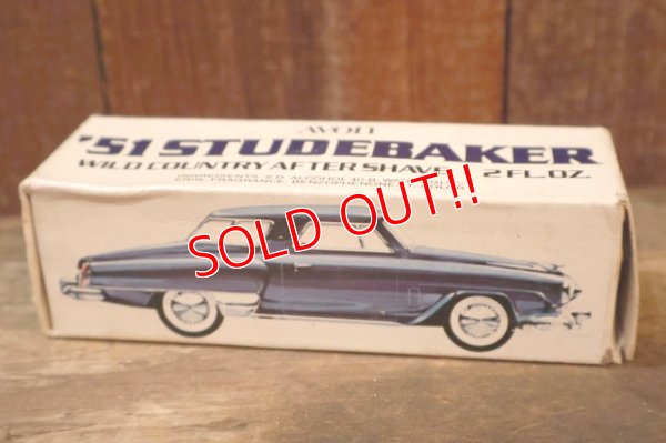 画像7: dp-260303-02 AVON / 1970's '51 STUDEBAKER WILD COUNTRY AFTER SHAVE GLASS BOTTLE