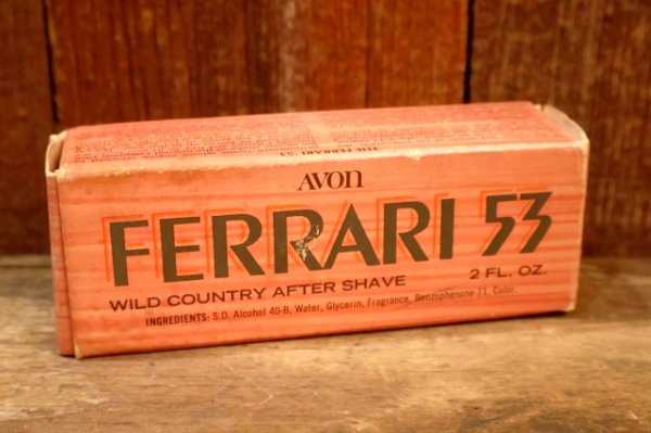画像7: dp-260303-02 AVON / 1970's FERRARI '53  WILD COUNTRY AFTER SHAVE GLASS BOTTLE