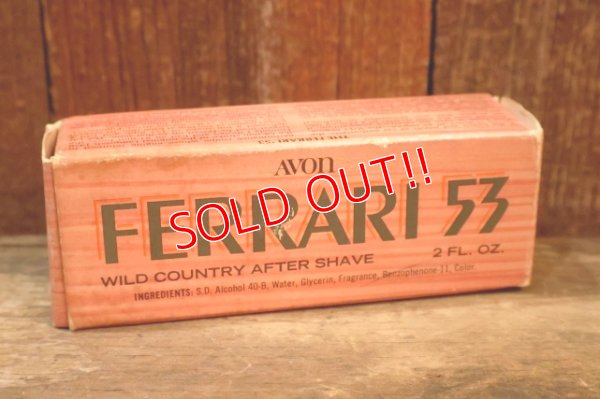 画像7: dp-260303-02 AVON / 1970's FERRARI '53  WILD COUNTRY AFTER SHAVE GLASS BOTTLE