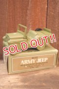 dp-260303-02 AVON / 1970's ARMY JEEP WILD COUNTRY AFTER SHAVE GLASS BOTTLE