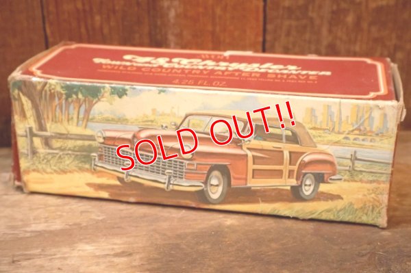画像9: dp-260303-02 AVON / 1970's '48 Chrysler WILD COUNTRY AFTER SHAVE GLASS BOTTLE