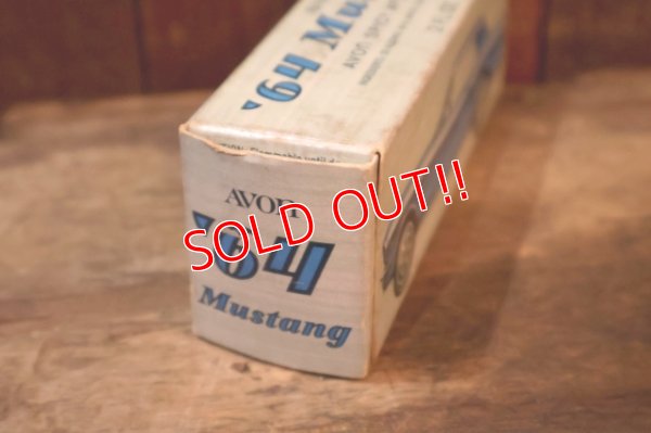 画像11: dp-260303-02 AVON / 1970's '64 Mustang  SPICY AFTER SHAVE GLASS BOTTLE