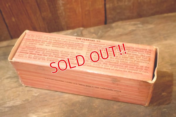 画像10: dp-260303-02 AVON / 1970's FERRARI '53  WILD COUNTRY AFTER SHAVE GLASS BOTTLE