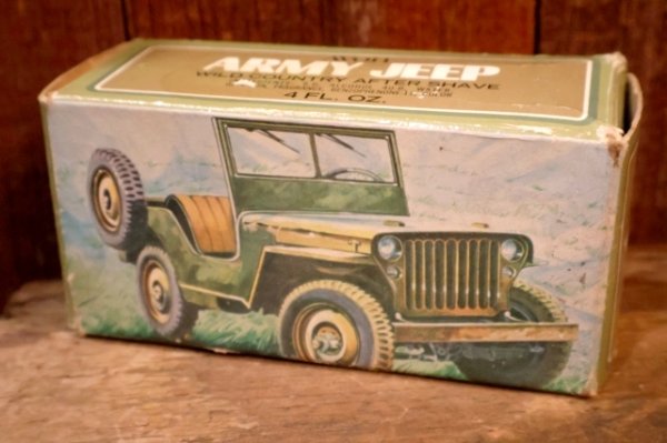 画像9: dp-260303-02 AVON / 1970's ARMY JEEP WILD COUNTRY AFTER SHAVE GLASS BOTTLE