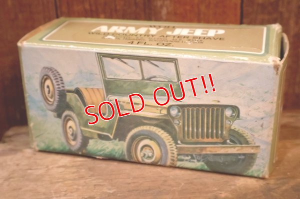 画像9: dp-260303-02 AVON / 1970's ARMY JEEP WILD COUNTRY AFTER SHAVE GLASS BOTTLE