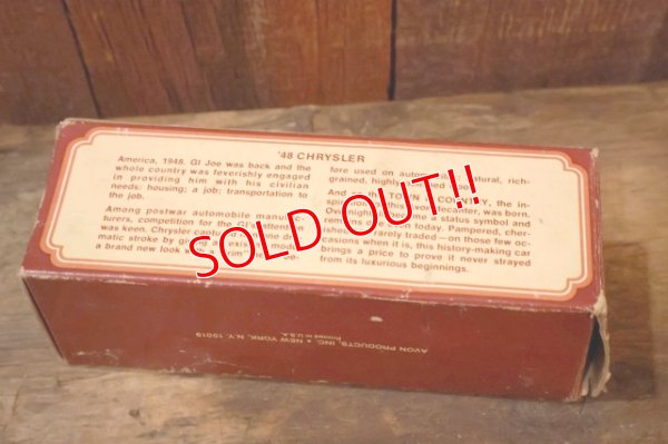 画像10: dp-260303-02 AVON / 1970's '48 Chrysler WILD COUNTRY AFTER SHAVE GLASS BOTTLE