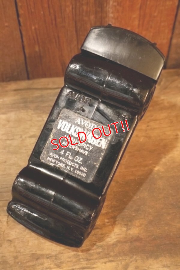 画像6: dp-260303-01 AVON / 1970's Volkswagen Beetle SPICY AFTER SHAVE GLASS BOTTLE