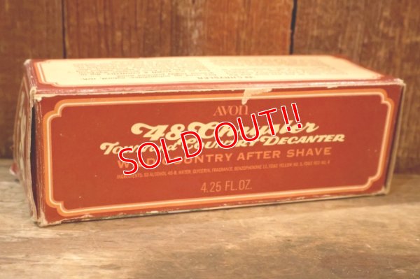 画像8: dp-260303-02 AVON / 1970's '48 Chrysler WILD COUNTRY AFTER SHAVE GLASS BOTTLE