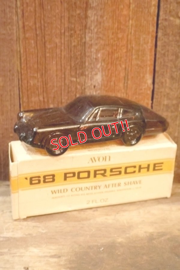 画像1: dp-260303-02 AVON / 1970's '68 PORCHE WILD COUNTRY AFTER SHAVE GLASS BOTTLE