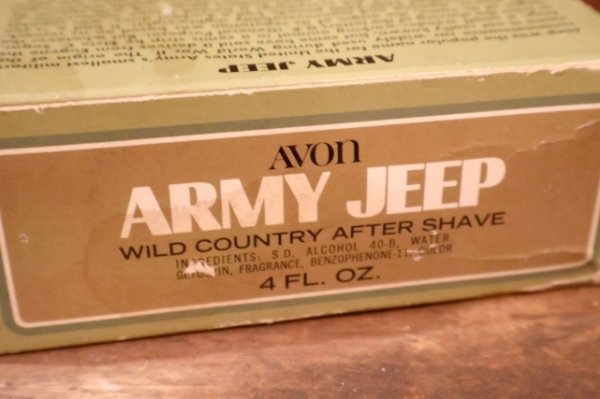 画像8: dp-260303-02 AVON / 1970's ARMY JEEP WILD COUNTRY AFTER SHAVE GLASS BOTTLE