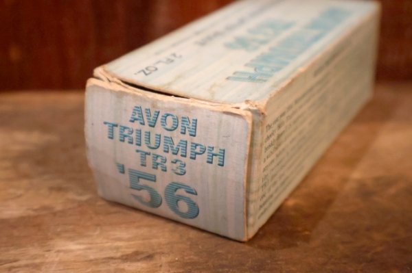 画像9: dp-260303-02 AVON / 1970's TRIUMPH TR3 '56 WILD COUNTRY AFTER SHAVE GLASS BOTTLE