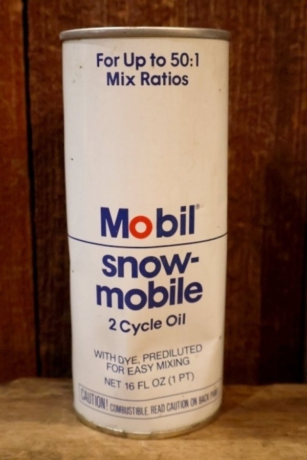 画像1: dp-260204-96 Mobil snow-mobile 2 Cycle Oil 16 FL. OZ. CAN