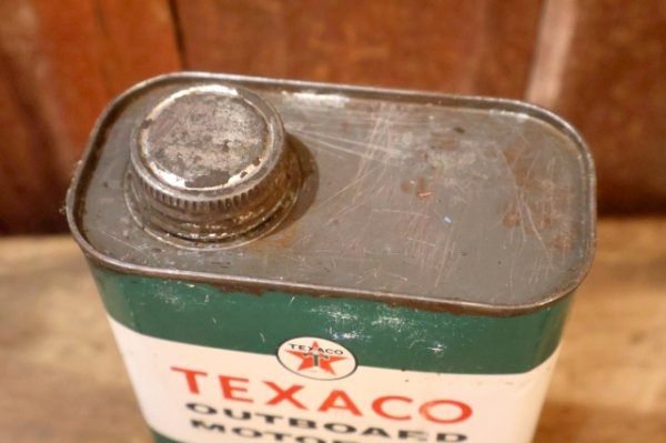 画像6: dp-251201-10 TEXACO 1950's OUTBOARD MOTOR OIL ONE U.S. QUART CAN
