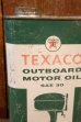 画像2: dp-260204-99 TEXACO 1960's OUTBOARD MOTOR OIL ONE U.S. QUART CAN (2)
