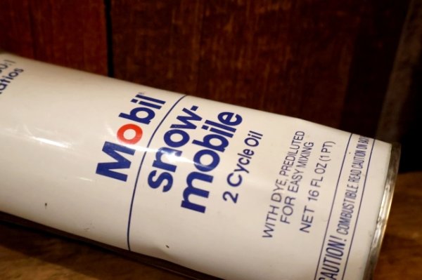 画像2: dp-260204-96 Mobil snow-mobile 2 Cycle Oil 16 FL. OZ. CAN