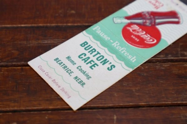 画像3: dp-260204-120 Coca-Cola 1940's-1950's Matchbook