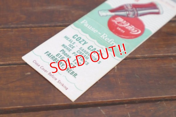 画像3: dp-260204-120 Coca-Cola 1940's-1950's Matchbook