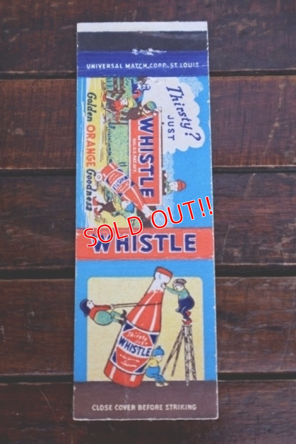 画像1: dp-260204-120 WHISTLE 1940's Matchbook