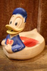 ct-251201-49 Donald Duck / Sun Rubber 1950's Floating Soap Dish