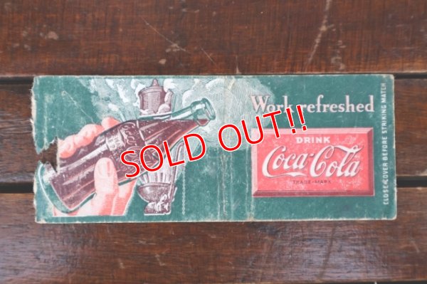 画像1: dp-260204-120 Coca-Cola 1930's Matchbook
